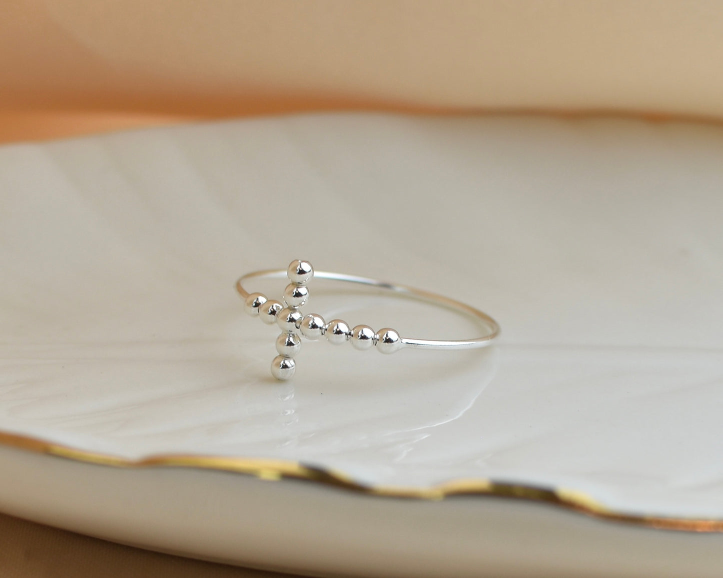 Sterling Silver Cross Ring