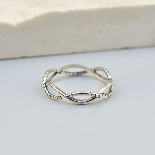 Sterling Silver Braid Ring