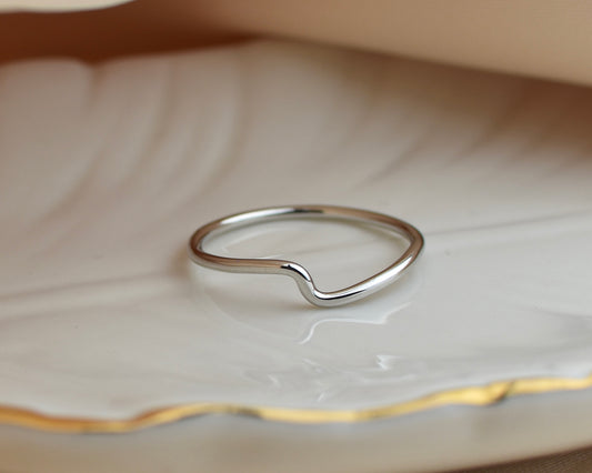 Petite Wave Sterling Silver Ring