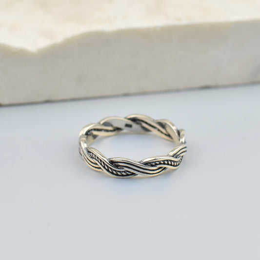 Sterling Silver Braid Ring