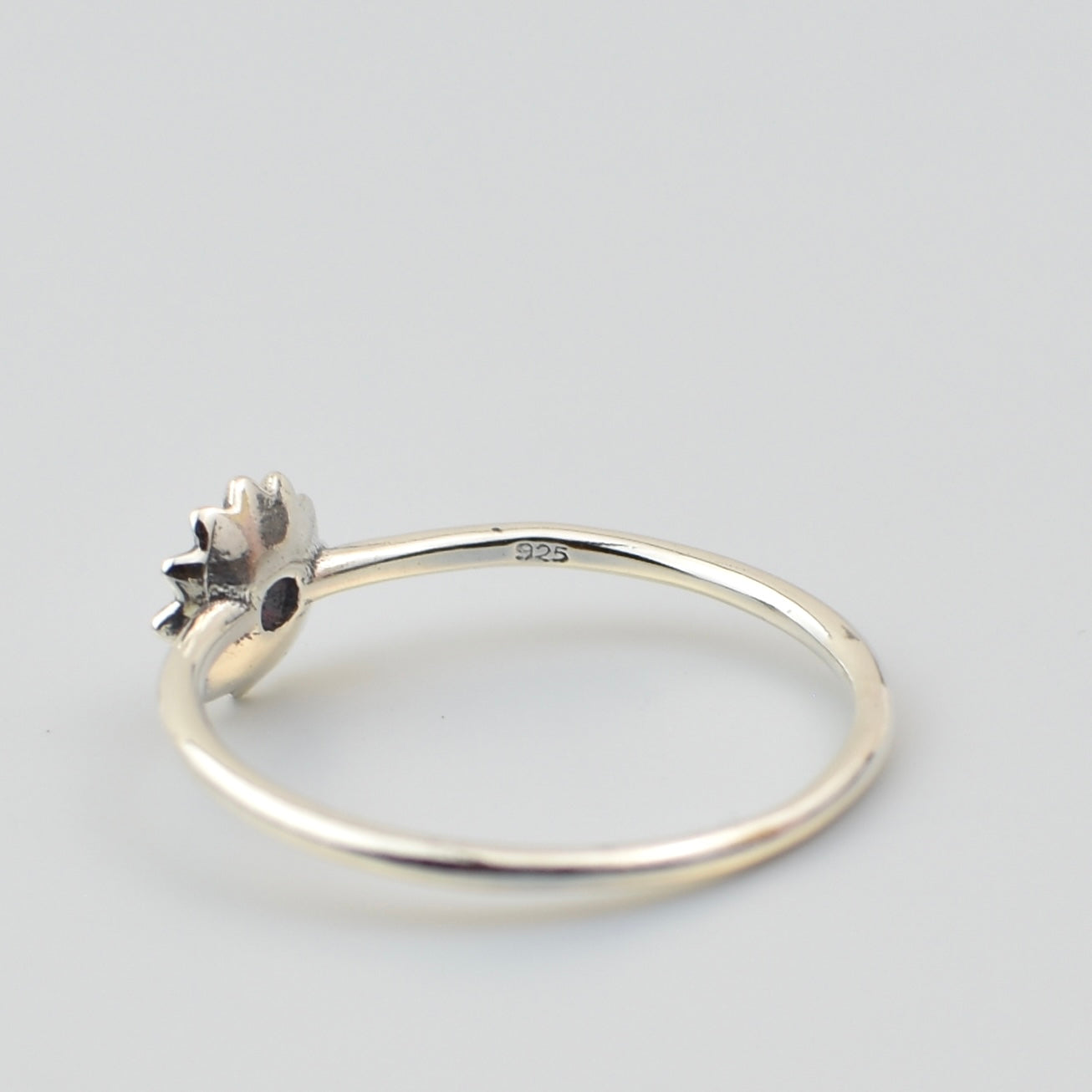 Dainty Flower Sterling Silver Ring