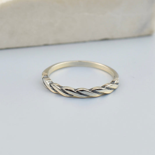 925 Sterling Silver Braid Ring