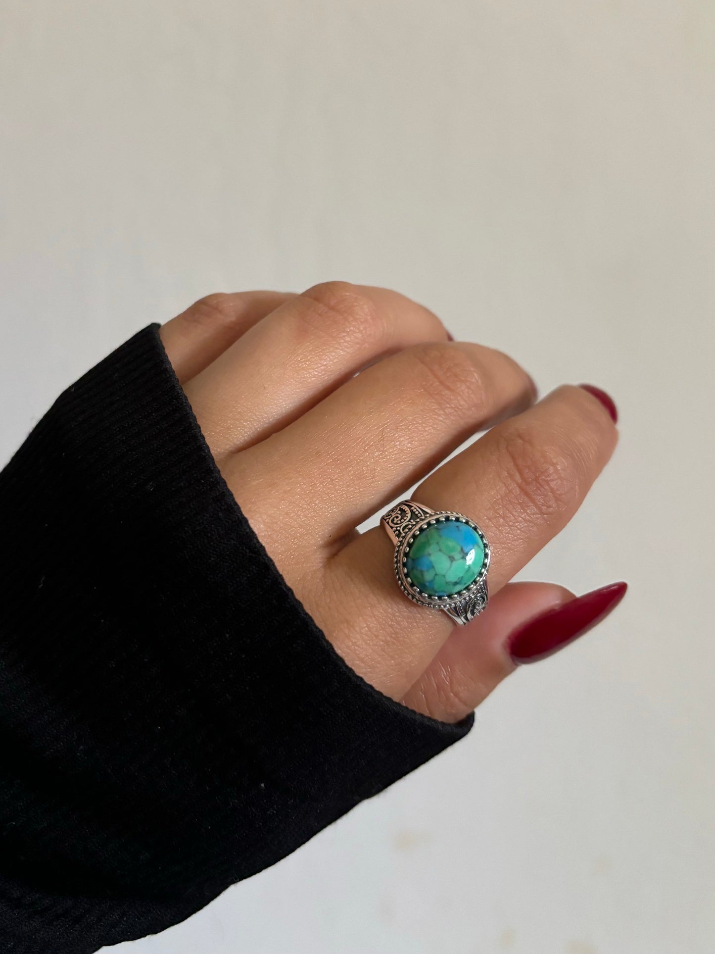 Sterling Silver Turquoise Stone Ring