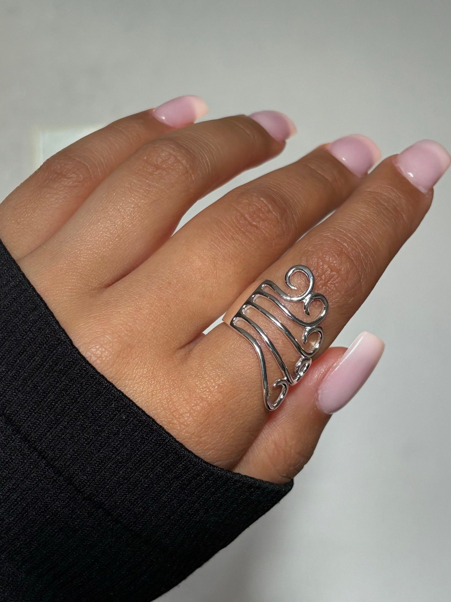 Sterling Silver Spiral Ring