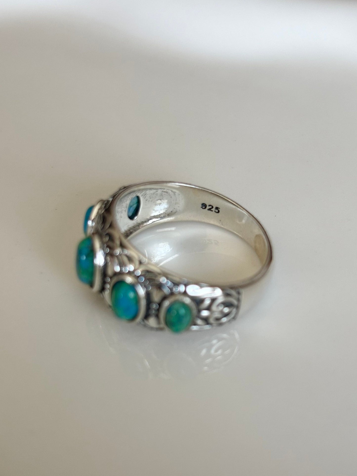 Turquoise Sterling Silver Stone Ring