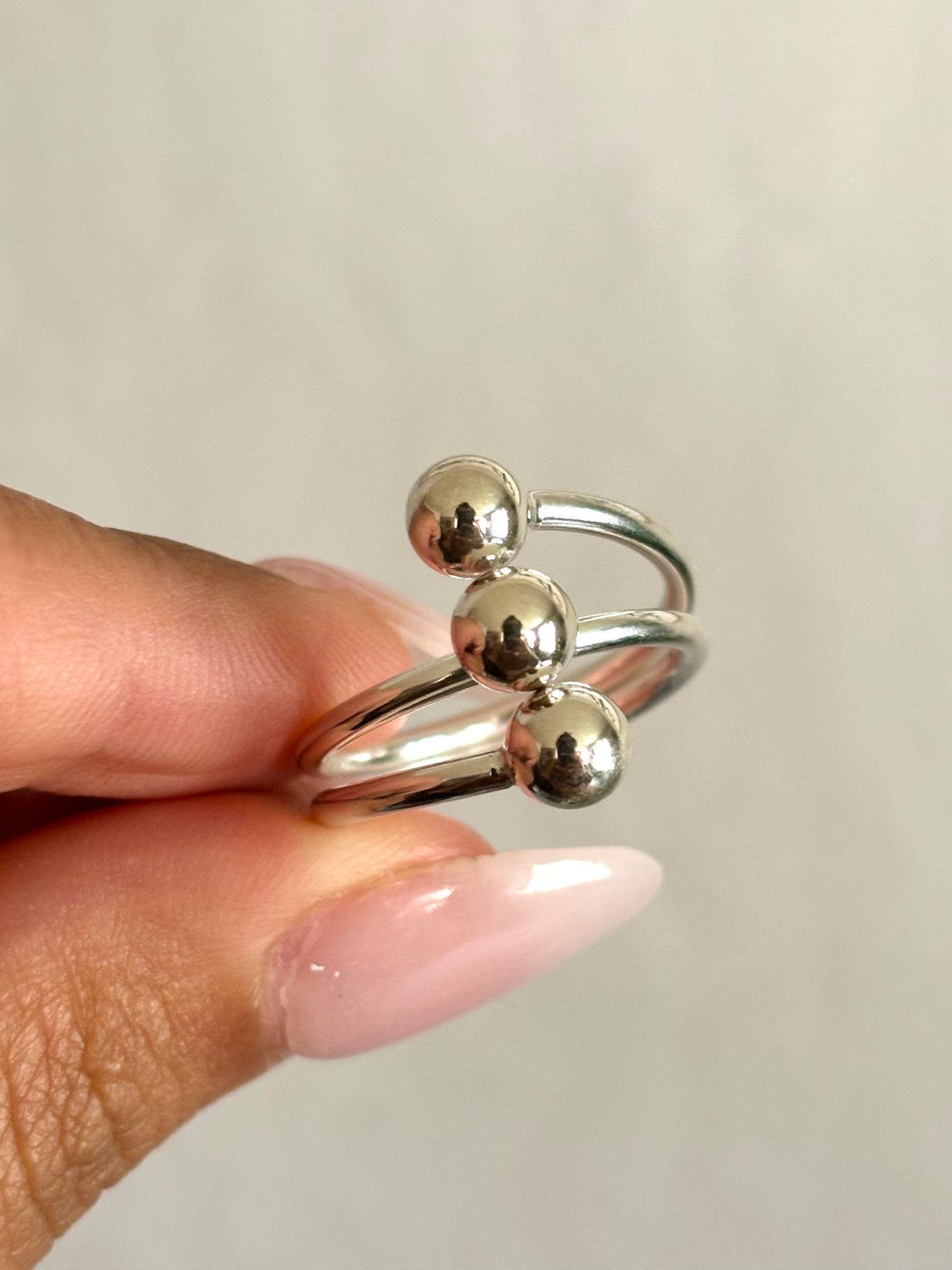 Chunky Silver Statement Ring