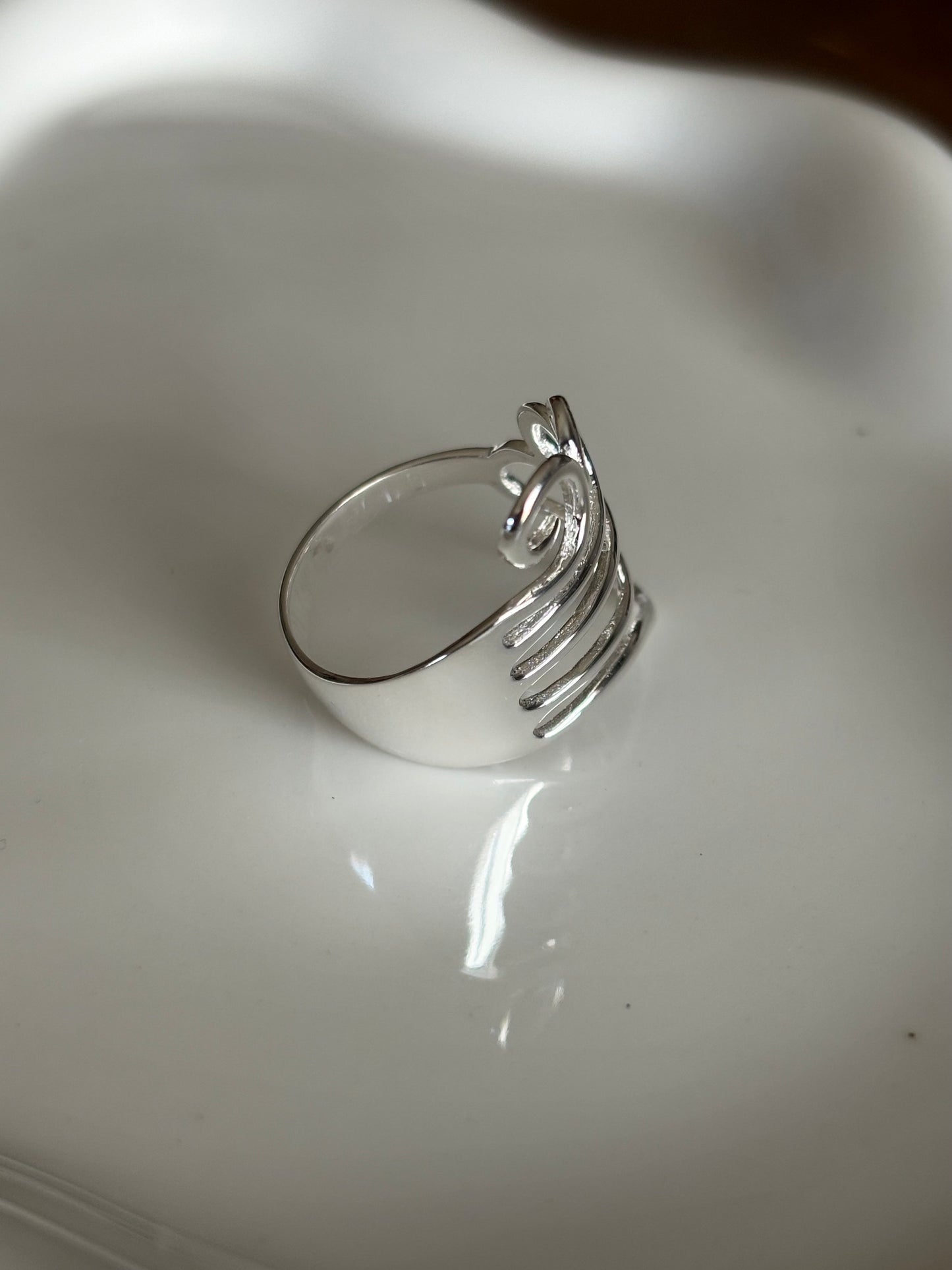 Sterling Silver Spiral Ring