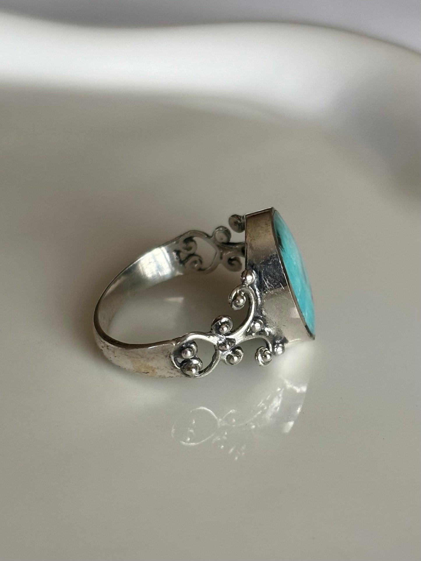 Sterling Silver Turquoise Stone Ring