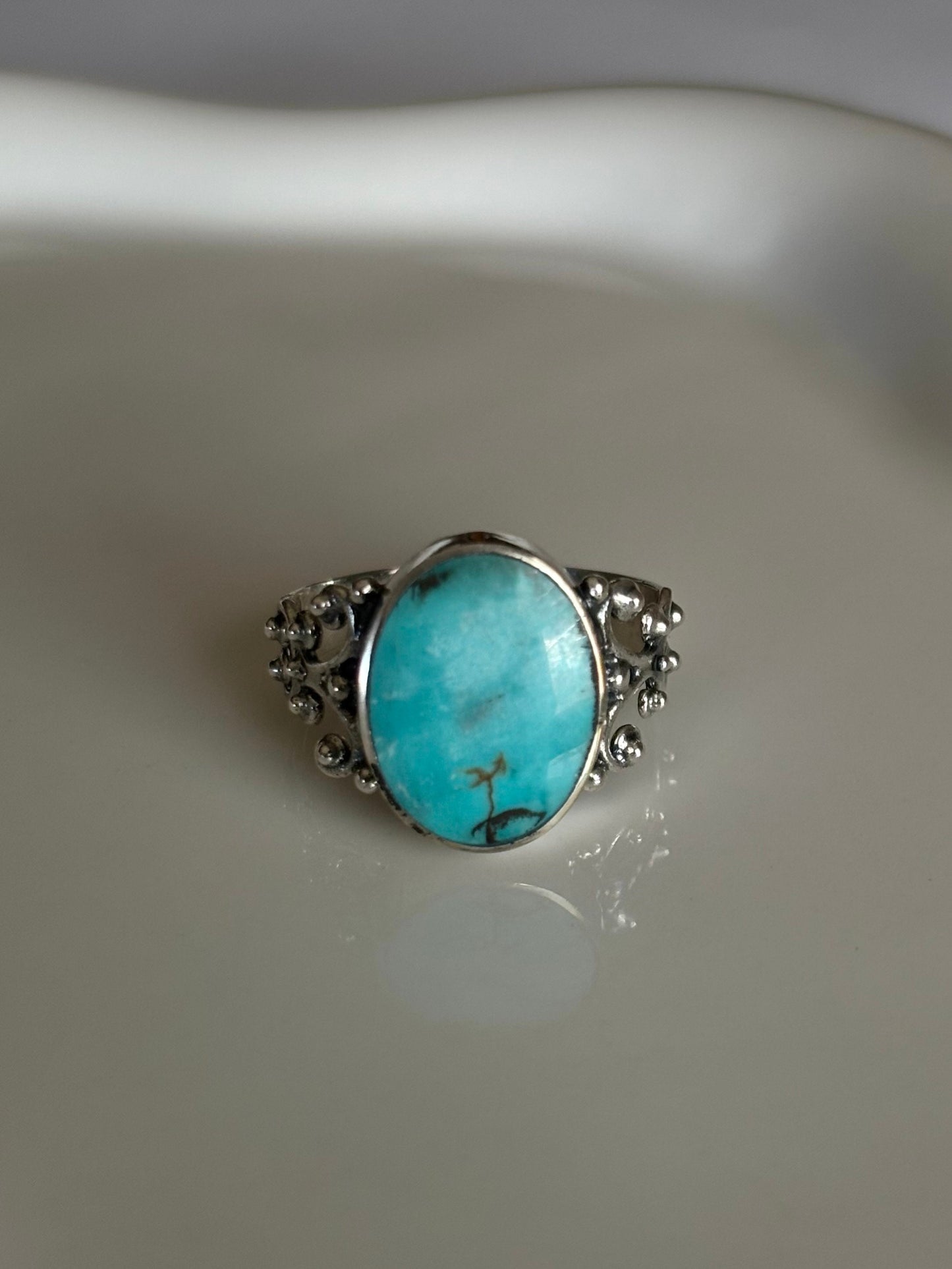 Sterling Silver Turquoise Stone Ring