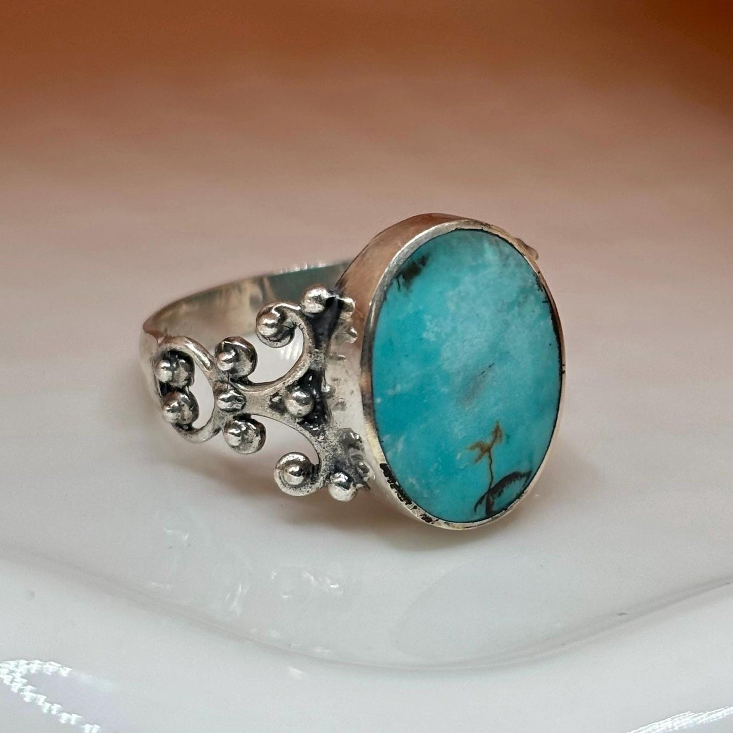 Sterling Silver Turquoise Stone Ring