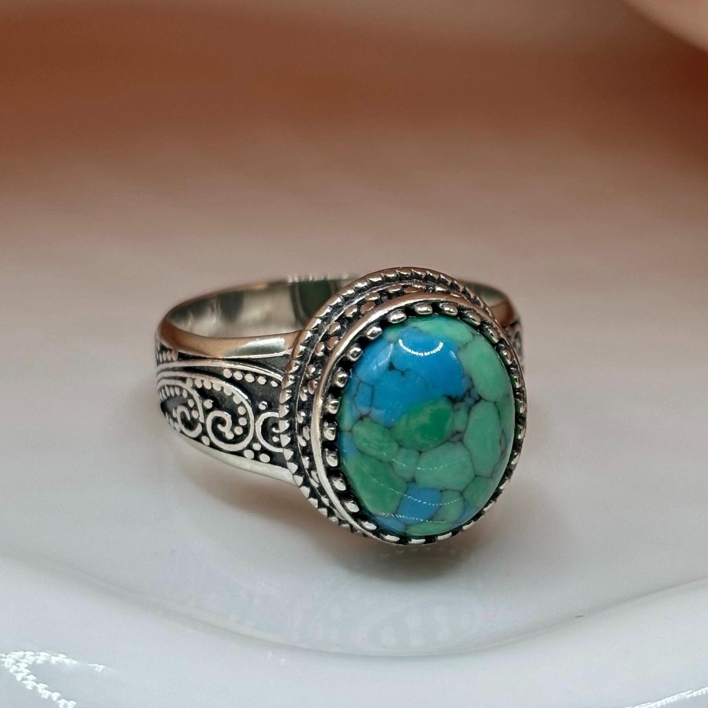 Sterling Silver Turquoise Stone Ring