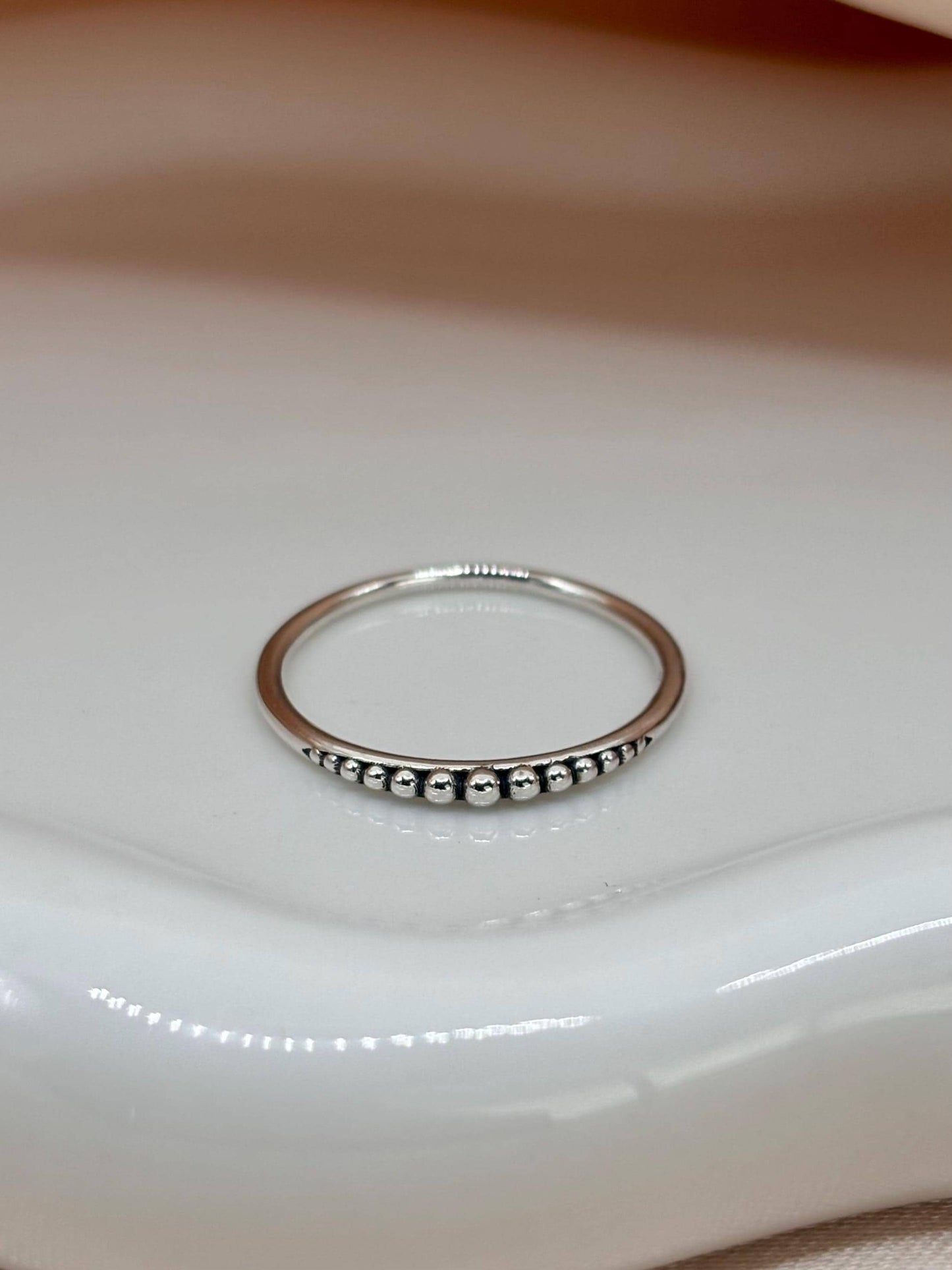 Dainty Bali Sterling Silver Ring